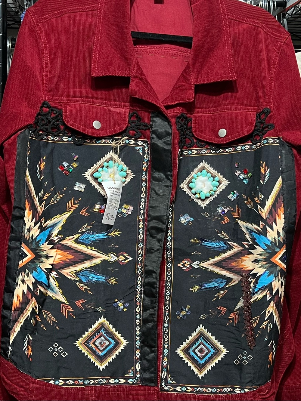 Upcycle Native American Jacket - Picture 2 of 2